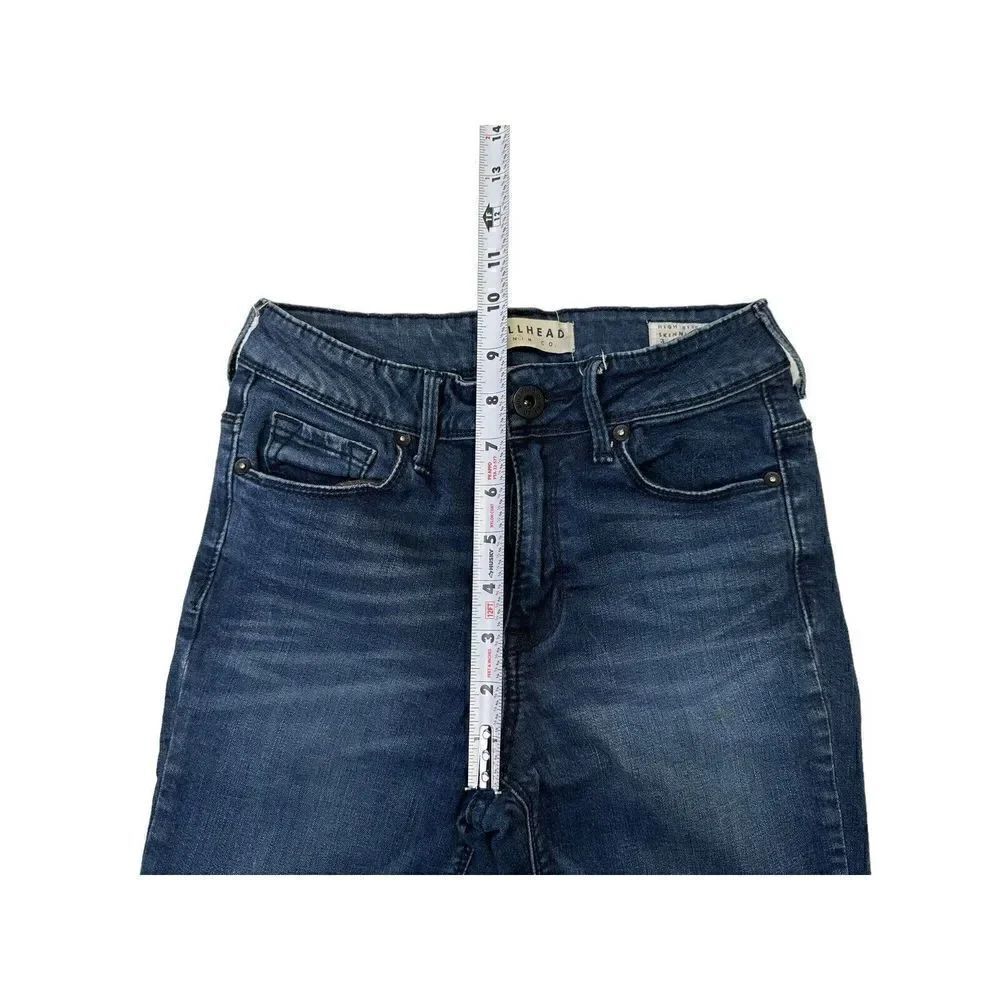 Bullhead PACSUN High Rise Skinniest Stretch Dark Wash Skinny Jeans Size 3 - Picture 7 of 10